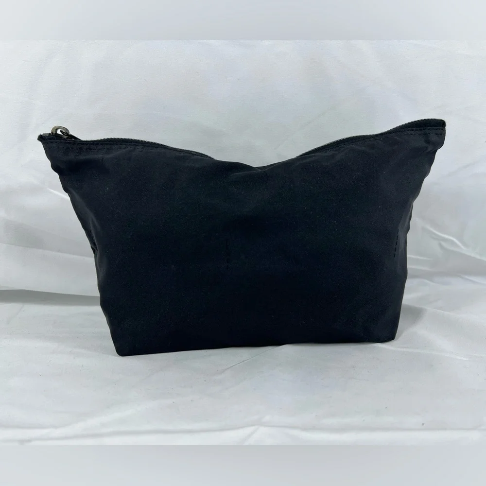 7505: Fendi Black Nylon Cosmetic Accessory Pouch Made in Italy